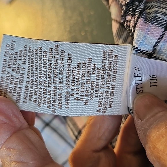 YMI USA Plaid Button-Up Shirt W/pearl Snaps. Size Meduim. Cotton - Picture 9 of 9